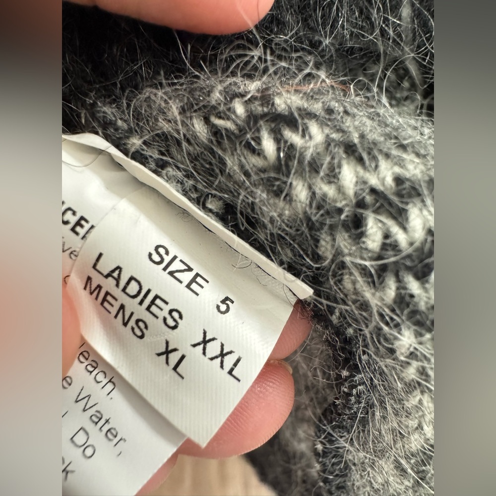 Vik Wool Icelandic Wool Sweater  Nordic Zip Neck Made in Iceland - Picture 6 of 12